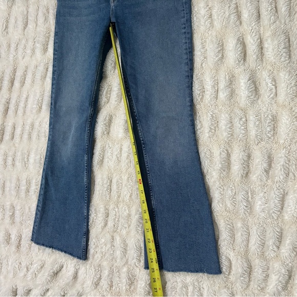 All Saints Blue Flare Wide Leg Jeans - Picture 14 of 16